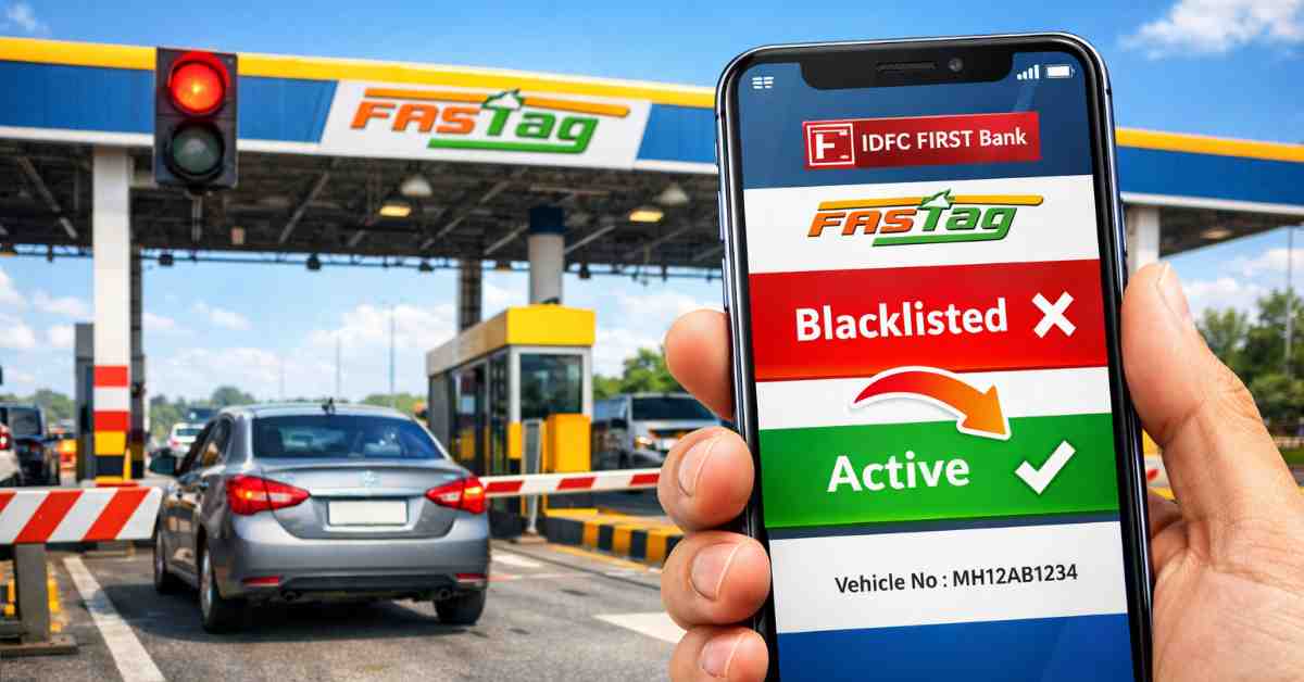 IDFC FASTag Blacklist Remove Kaise